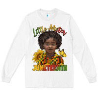 White little mister juneteenth black boy Long Sleeve Tee - BarkalooDesign