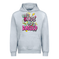 Heather Grey 80s made 90s raised Urban Hoodie - texasbilliewilder