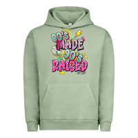 Pigment Oil Green 80s made 90s raised Urban Hoodie - texasbilliewilder