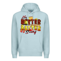 Blue Mist hey batter batter swing softball Premium Hoodie - Zillion Design Studio