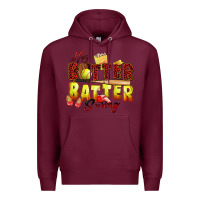 Burgundy hey batter batter swing softball Premium Hoodie - Zillion Design Studio