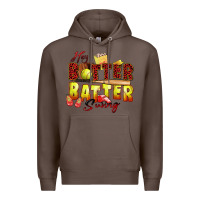 Coffee hey batter batter swing softball Premium Hoodie - Zillion Design Studio