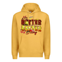 Mustard hey batter batter swing softball Premium Hoodie - Zillion Design Studio