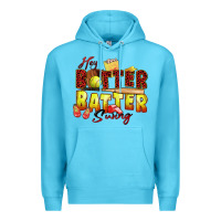 Ocean Blue hey batter batter swing softball Premium Hoodie - Zillion Design Studio