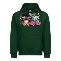 Forest Green 80s made 90s raised messy bun Urban Hoodie - texasbilliewilder