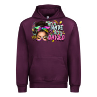 Mauve Wine 80s made 90s raised messy bun Urban Hoodie - texasbilliewilder