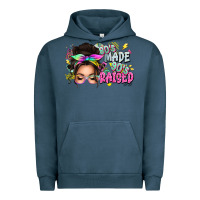 Pigment Midnight Navy 80s made 90s raised messy bun Urban Hoodie - texasbilliewilder
