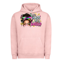 Pigment Salmon 80s made 90s raised messy bun Urban Hoodie - texasbilliewilder