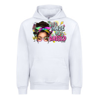 White 80s made 90s raised messy bun Urban Hoodie - texasbilliewilder