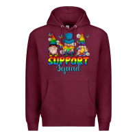 Burgundy support squad pride gnomies Premium Hoodie - texasbilliewilder