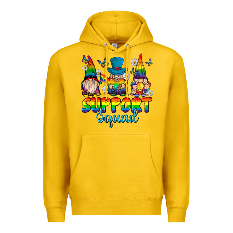Support Squad Pride Gnomies Premium Hoodie by texasbilliewilder | Teevron