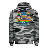 Slate Camo support squad pride gnomies Premium Hoodie - texasbilliewilder