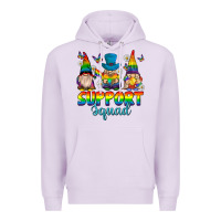 Lilac support squad pride gnomies Premium Hoodie - texasbilliewilder