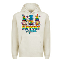 Oatmeal Heather support squad pride gnomies Premium Hoodie - texasbilliewilder