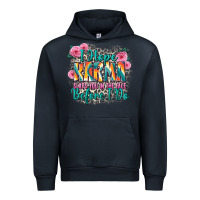Navy i hope karma slaps you in the face before i do Urban Hoodie - Zillion Design Studio