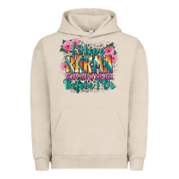 Pigment French Oak i hope karma slaps you in the face before i do Urban Hoodie - Zillion Design Studio