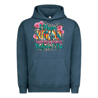 Pigment Midnight Navy i hope karma slaps you in the face before i do Urban Hoodie - Zillion Design Studio