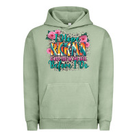 Pigment Oil Green i hope karma slaps you in the face before i do Urban Hoodie - Zillion Design Studio
