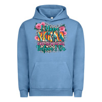 Pigment Pebble Blue i hope karma slaps you in the face before i do Urban Hoodie - Zillion Design Studio