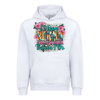 White i hope karma slaps you in the face before i do Urban Hoodie - Zillion Design Studio