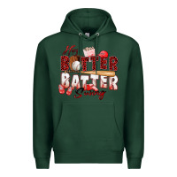 Sports Green hey batter batter swing baseball Premium Hoodie - Zillion Design Studio