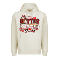 Oatmeal Heather hey batter batter swing baseball Premium Hoodie - Zillion Design Studio