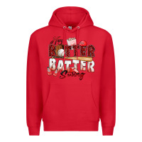 Red hey batter batter swing baseball Premium Hoodie - Zillion Design Studio