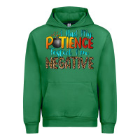 Emerald i had my patience tested i'm negative Urban Hoodie - Zillion Design Studio