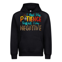 Foreset Green i had my patience tested i'm negative Urban Hoodie - Zillion Design Studio