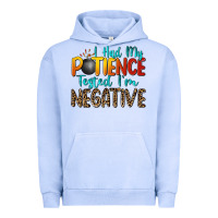 Pigment Grape Ice i had my patience tested i'm negative Urban Hoodie - Zillion Design Studio