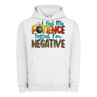Pigment Lunar Rock i had my patience tested i'm negative Urban Hoodie - Zillion Design Studio