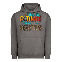 Pigment Tornado i had my patience tested i'm negative Urban Hoodie - Zillion Design Studio