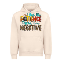 Sandshell i had my patience tested i'm negative Urban Hoodie - Zillion Design Studio