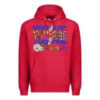 Cardinal you are enough with daisies Premium Hoodie - texasbilliewilder