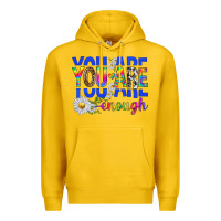 Lemon you are enough with daisies Premium Hoodie - texasbilliewilder