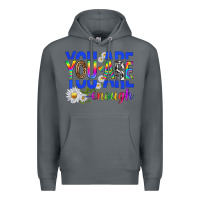 Rock you are enough with daisies Premium Hoodie - texasbilliewilder