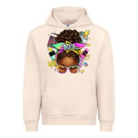 Sandshell 90s afro messy bun Urban Hoodie - texasbilliewilder