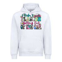 White i didn't plan on getting out of the car Urban Hoodie - Zillion Design Studio