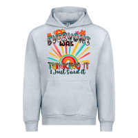Heather Grey everyone was thinking it i just said it Urban Hoodie - Zillion Design Studio
