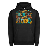Pigment Black a little country a little hood Urban Hoodie - texasbilliewilder
