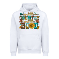 White a little country a little hood Urban Hoodie - texasbilliewilder