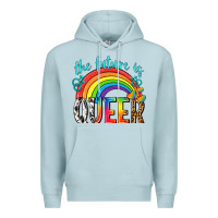 Blue Mist the future is queer Premium Hoodie - texasbilliewilder