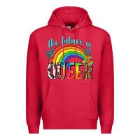 Cardinal the future is queer Premium Hoodie - texasbilliewilder
