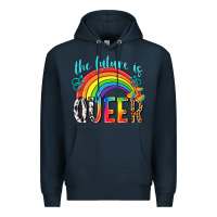 Navy the future is queer Premium Hoodie - texasbilliewilder