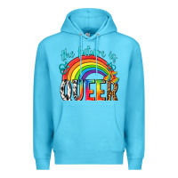 Ocean Blue the future is queer Premium Hoodie - texasbilliewilder