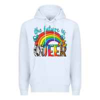 White the future is queer Premium Hoodie - texasbilliewilder