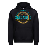 Black all day everyday 247 100 sarcasmic sarcasm is in m Urban Hoodie - Zillion Design Studio