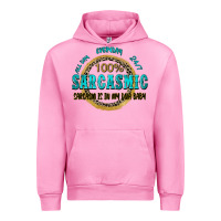 Fuchsia Pink all day everyday 247 100 sarcasmic sarcasm is in m Urban Hoodie - Zillion Design Studio