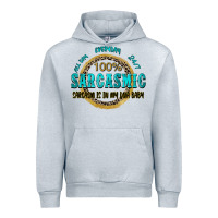 Heather Grey all day everyday 247 100 sarcasmic sarcasm is in m Urban Hoodie - Zillion Design Studio