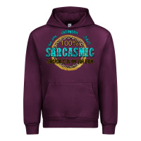 Mauve Wine all day everyday 247 100 sarcasmic sarcasm is in m Urban Hoodie - Zillion Design Studio